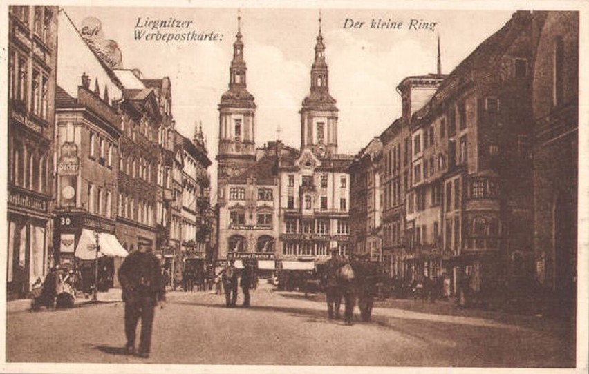 Rynek w Legnicy na początku XX wieku