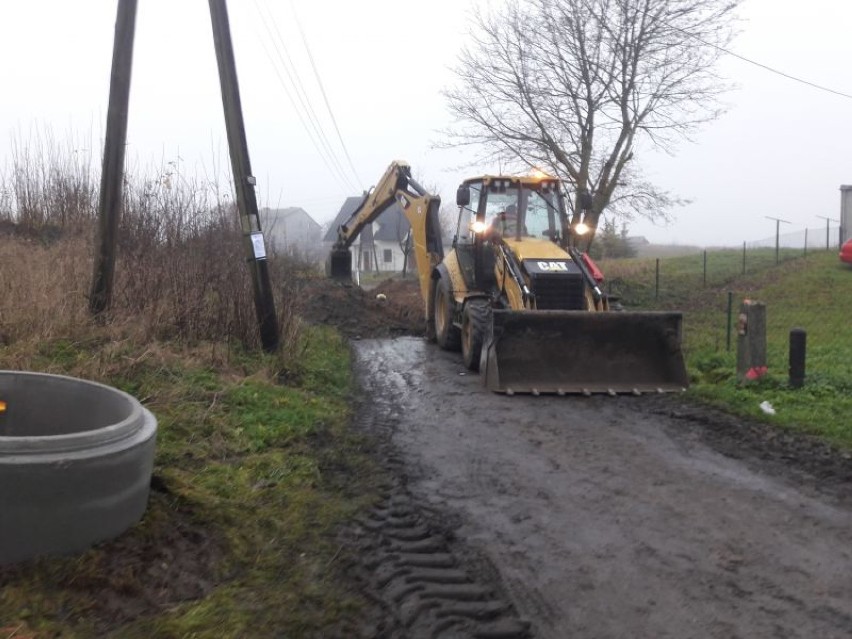 Kanalizacja w Rybakach i w Rątach w gminie Somonino już zakończona