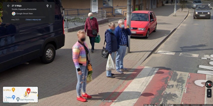 Oto, co zarejestrowały samochody Google Street View na...