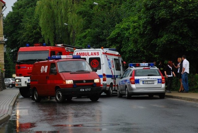 Przez kilkadziesiąt minut przejazd ul. Łużycką był zablokowany.