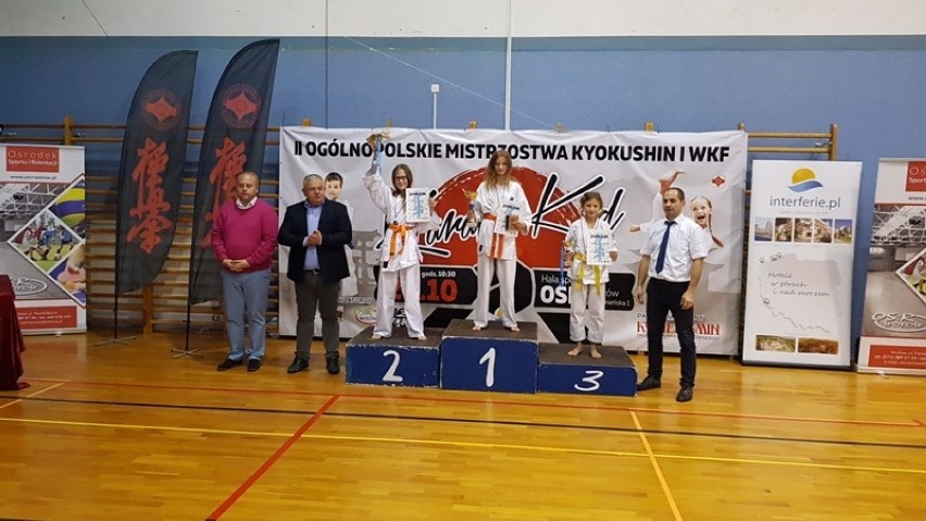 „Karate Kid” w Wołowie – cztery medale dla Akademii Karate Kyokushin Radomsko