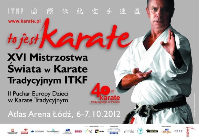 Plakat XVI Mistrzostw Świata ITKF w Karate Tradycyjnym