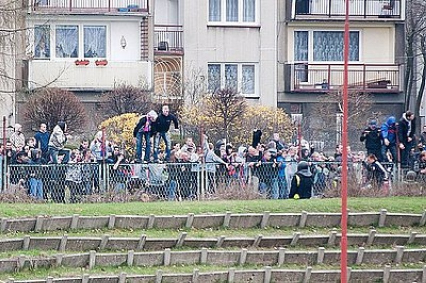 Burdy podczas meczu Ruch Radzionków - Polonia Bytom [Zdjęcia]