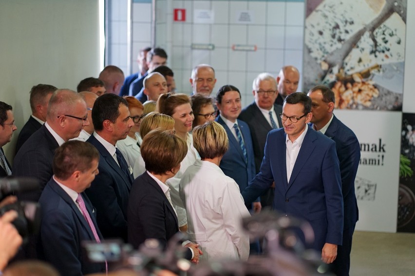 Premier Mateusz Morawiecki odwiedził zakład Lazur w Nowych...