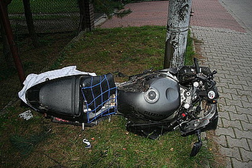 Wypadek motocyklisty w Zabrzu. Zginął na miejscu