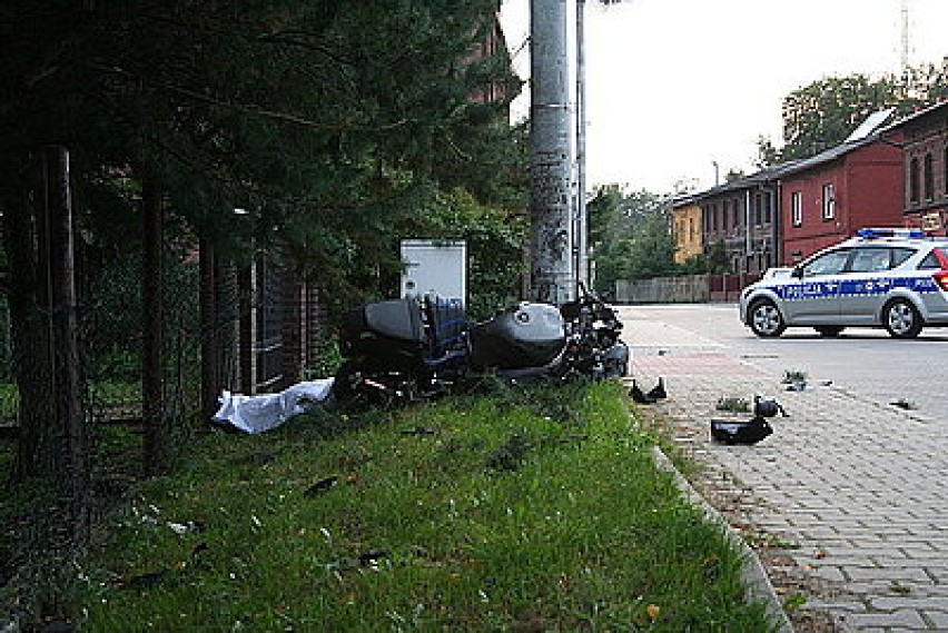 Wypadek motocyklisty w Zabrzu. Zginął na miejscu