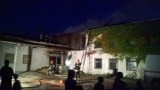 Pożar budynku przy ul. Łęgskiej [wideo]