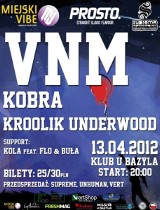 Kobra zaprasza na koncert VNM w klubie U Bazyla w Poznaniu [WIDEO]