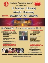 III Festiwal Włoskiej Muzyki Operowej Belcanto Per Sempre