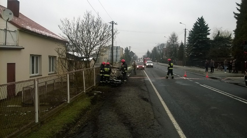 Wypadek na ul. Przedborskiej w Radomsku