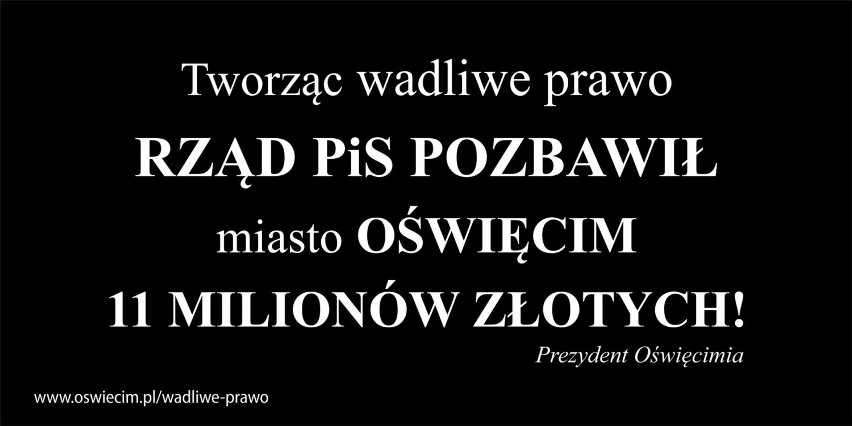 Radni PiS apelują do prezydenta Oświęcimia o usunięcie...