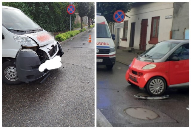 Zderzenie dwóch aut w Lubrańcu