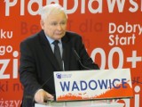 Tłumy chętnych na spotkanie z Jarosławem Kaczyńskim w Wadowicach. Musieli poszukać większej sali