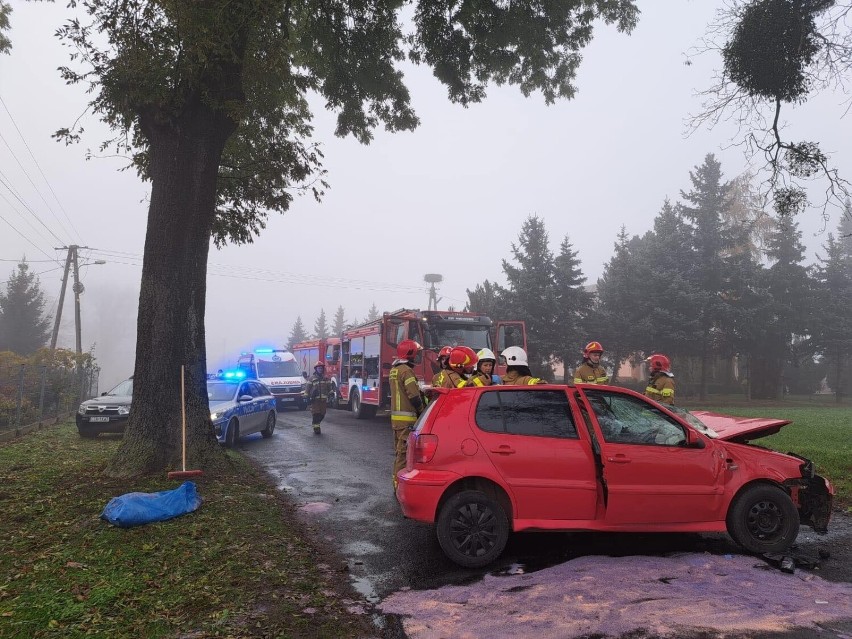 Dwie osoby zostały poszkodowane w wypadku w gminie Stolno