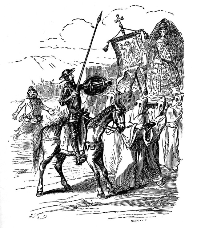 Don Quijote de la Mancha ilustracja z 1948 roku