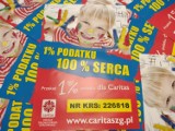 Podsumowanie akcji "1% procent podatku - 100% serca" przez Caritas Zielonogórsko - Gorzowski