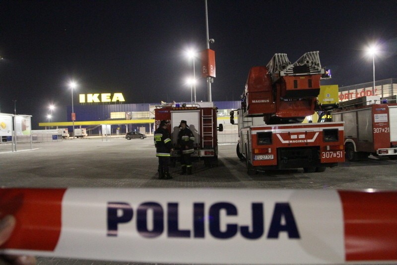Wielka ewakuacja Portu Łódź. Alarm bombowy w IKEA (ZDJĘCIA)