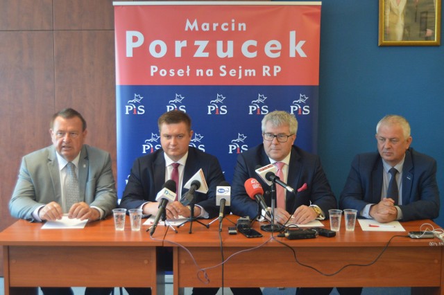 Pierwsza konferencja Marcina Porzucka jako kandydata na prezydenta Piły w wyborach w 2018