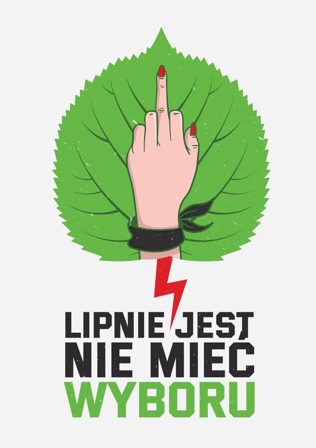 Na strajk kobiet w Lipnie organizatorki stworzyły kilka specjalnych grafik. Strajk odbędzie się w środę, 28 października o godz. 17.30