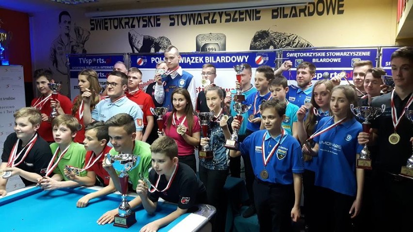 Mistrzostwa Polski Juniorów w Bilard - Kielce 2017 szczęśliwe dla Weroniki Karwik [ZDJĘCIA]