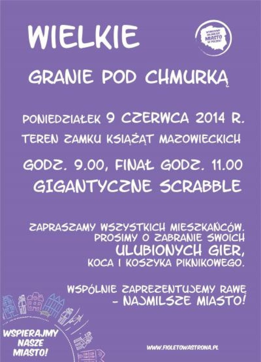 W poniedziałek wielkie granie pod chmurką Rawie Mazowieckiej