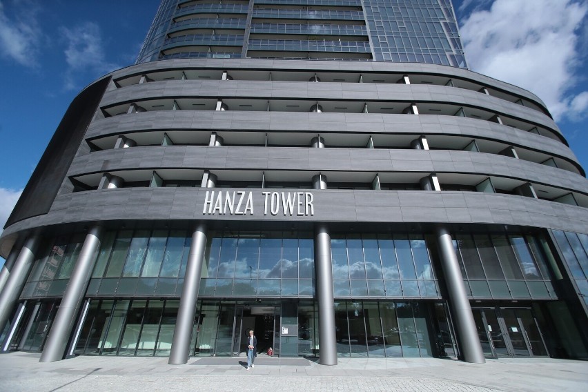 Ekskluzywne wnętrza wieżowca Hanza Tower w Szczecinie.