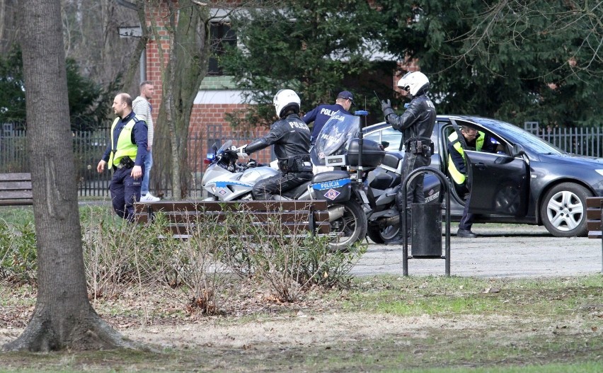Akcja policji w Parku Szczytnickim we Wrocławiu. Szukają podejrzanego mężczyzny [ZDJĘCIA]
