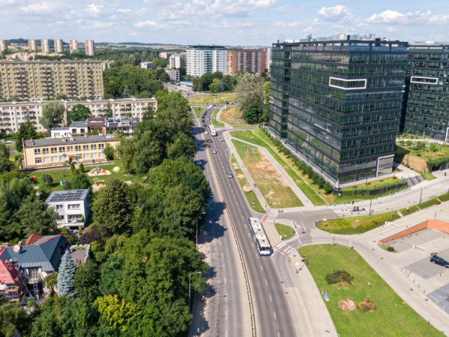 Trasa planowanej linii tramwajowej