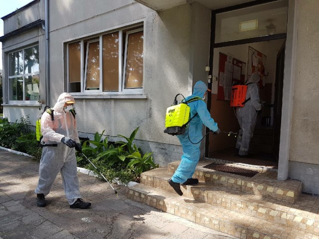 W budynku Przedszkola nr 11 w Elblągu przeprowadzono dezynfekcję