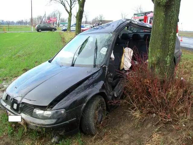 Kowalewo Góry - wypadek Seata Toledo