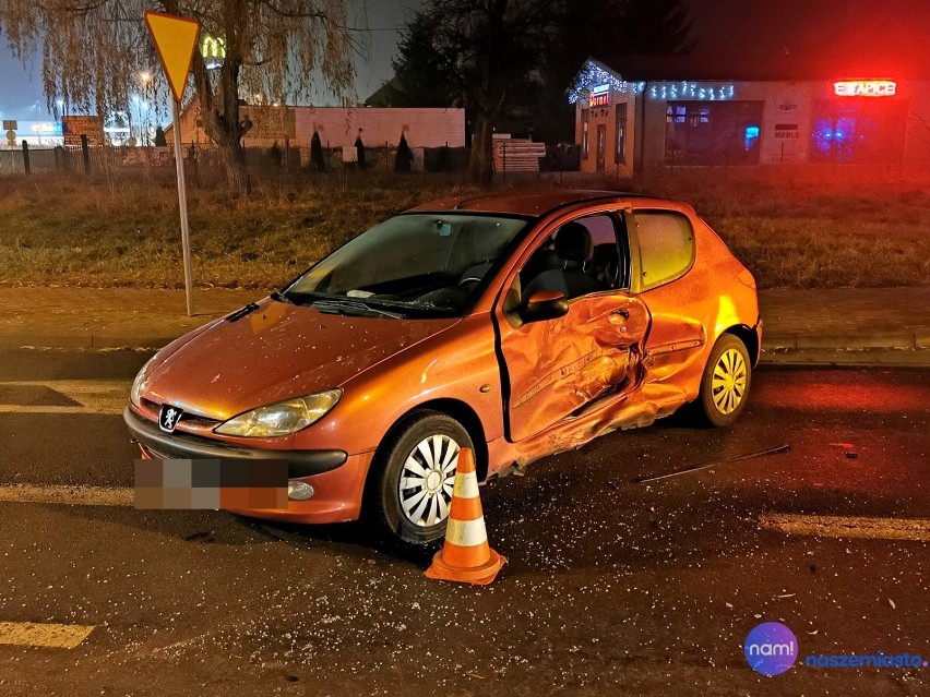 Wypadek na ulicy Wysokiej we Włocławku