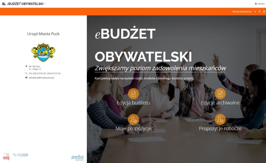 Budżet Obywatelski 2020 w Pucku