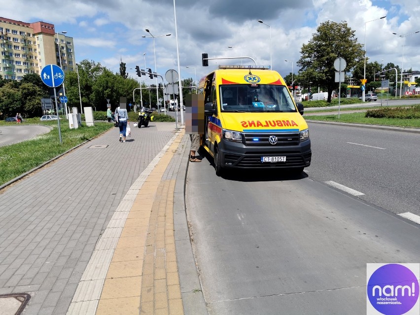 Wypadek we Włocławku. Autobus MPK Włocławek potrącił rowerzystkę [zdjęcia]