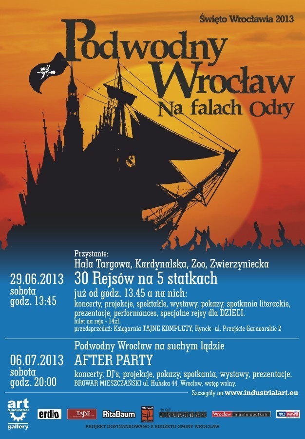Festiwal Podwodny Wrocław 2013 - rejsami po Odrze, dla...