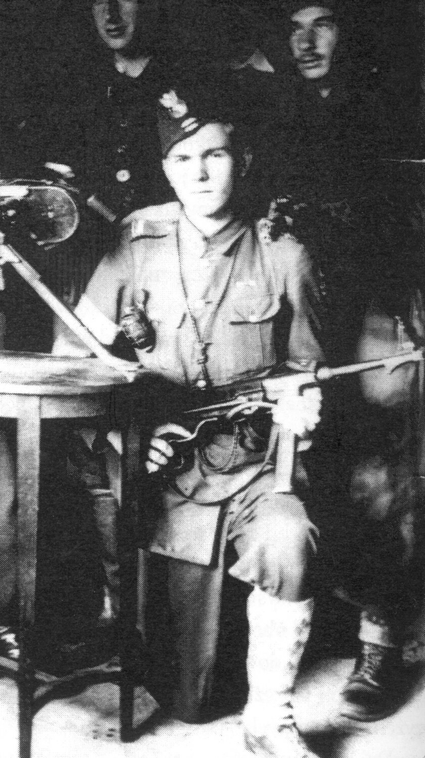 Jan Domaniewski w trakcie powstania - 1944 rok