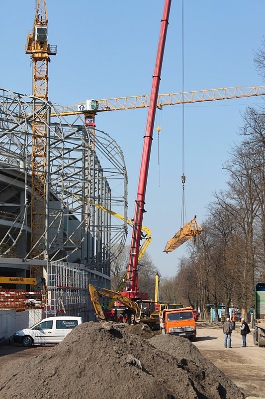 Co nowego na budowie stadionu Górnika Zabrze? [Zdjęcia]