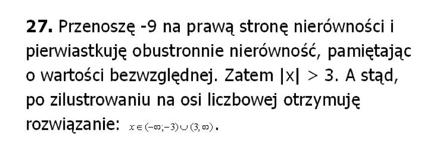 MATEMATYKA ODPOWIEDZI - MATURA PRÓBNA OPERON 2013 (listopad 2012)