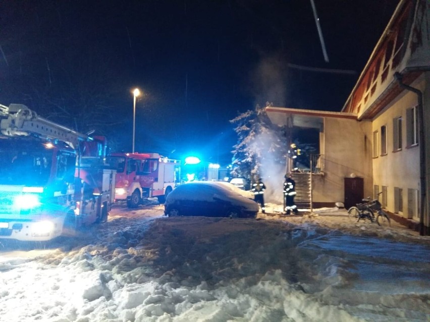 Nocny pożar w Domu Pomocy Społecznej w Lublińcu. Ewakuowano...