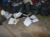 Strażnicy Miejscy znaleźli dokumenty w śmieciach w okolicy potoku Strzyża [ZDJĘCIA] 