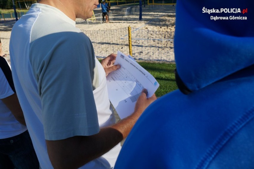 Wojewódzkie Mistrzostwa Policji w siatkówce plażowej na...