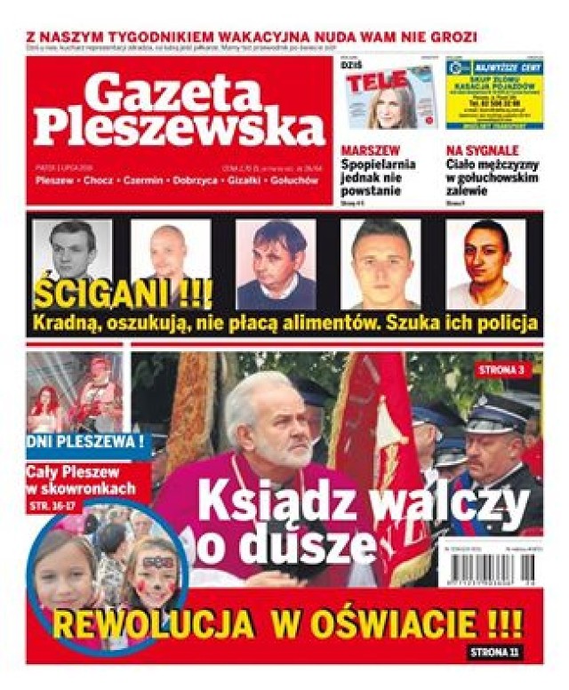 Gazeta Pleszewska z 2 lipca 2016 jest już w sprzedaży