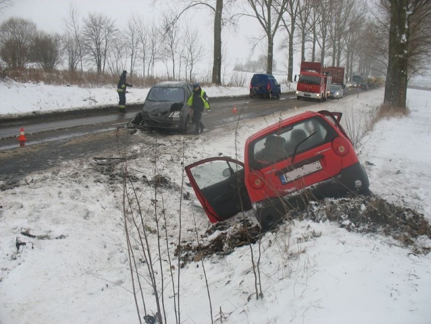 Groźny wypadek pod Wągrowcem 