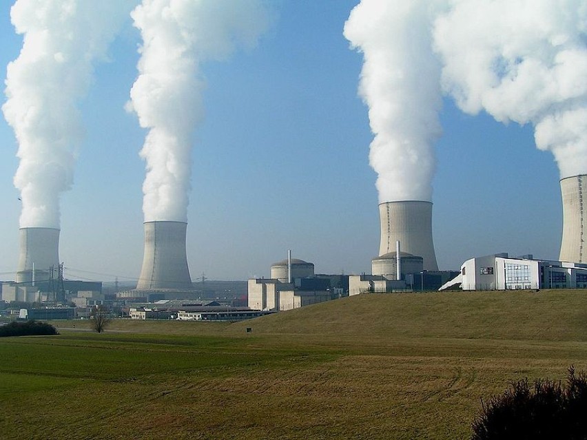 Nuclear power plant in Cattenom, France;...