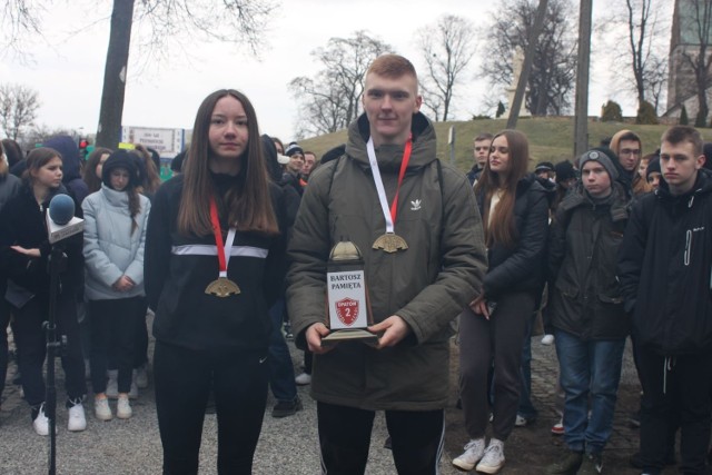 Podczas biegu w Opatowie. Więcej z biegu na kolejnych  zdjęciach