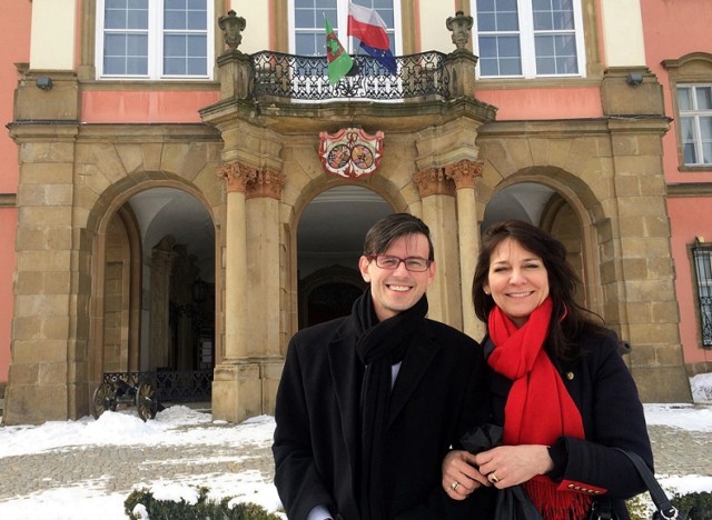 Wizyta w zamku Książ Ede Sapiehy-Różańskiej herbu Lis, przedstawicielki jednej z najstarszych litewsko - polskich rodzin magnackich