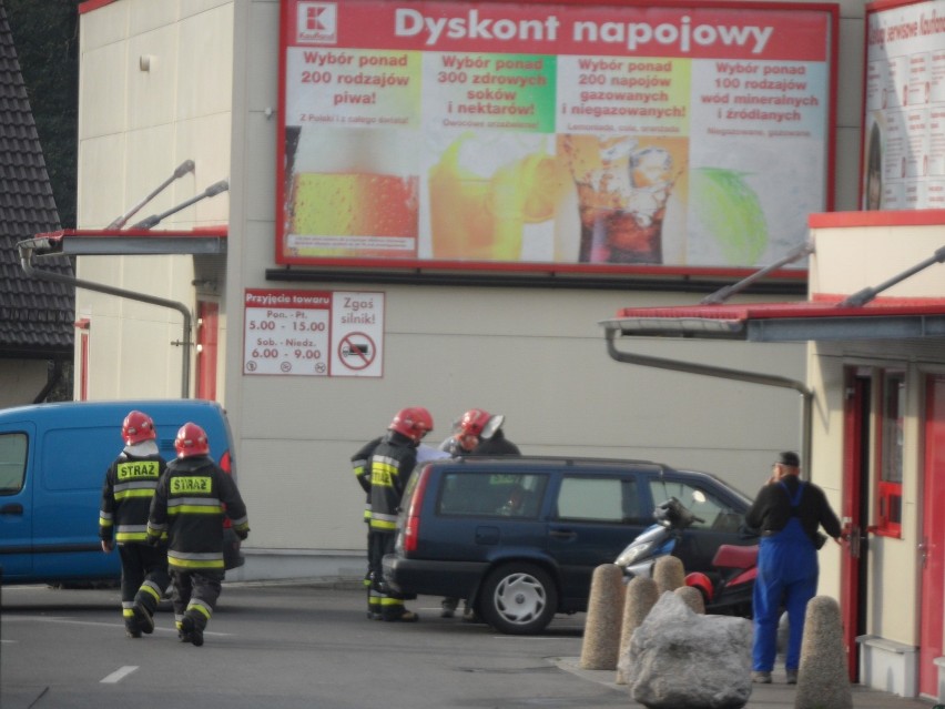 Lubliniec: Straż pożarna pod Kauflandem