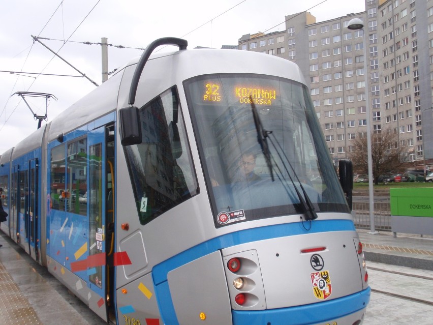 Pierwsze tramwaje na Kozanowie
