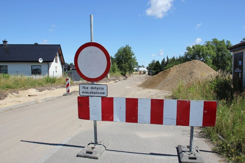 Trwają prace przy przebudowie drogi łączącej ul. Kossaka ze Skarżyńskiego
