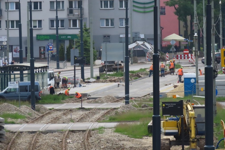 W Dąbrowie Górniczej trwa przebudowa całego układu...