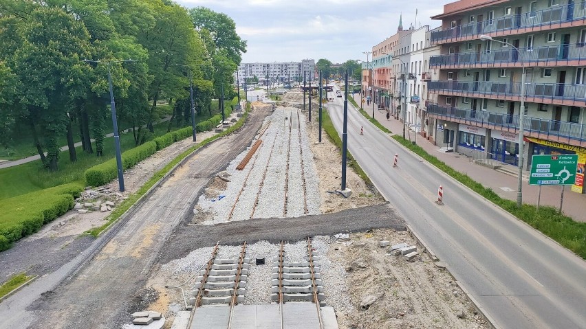 W Dąbrowie Górniczej trwa przebudowa całego układu...